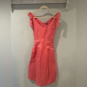 Ann Taylor Pink Midi Dress